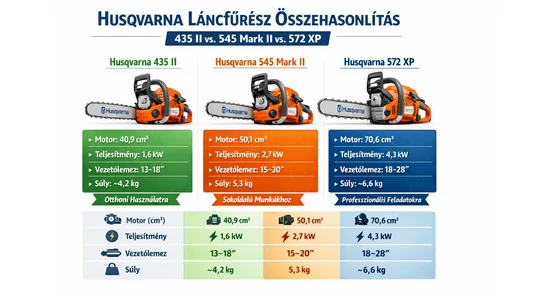 Husqvarna fűrész összehasonlítás